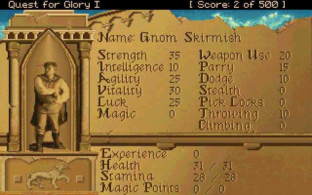 Quest for Glory I: So You Want To Be A Hero? (VGA)